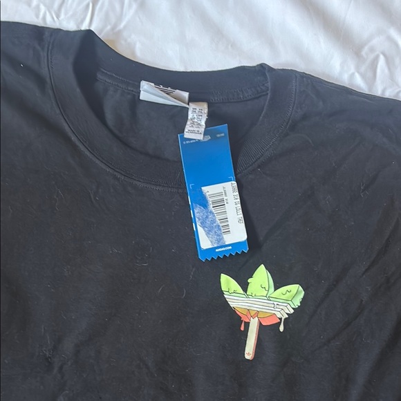 Adidas Black Graphic T-Shirt - Picture 2 of 3